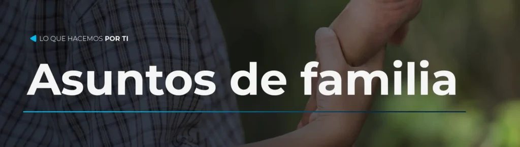 ASUNTOS DE FAMILIA